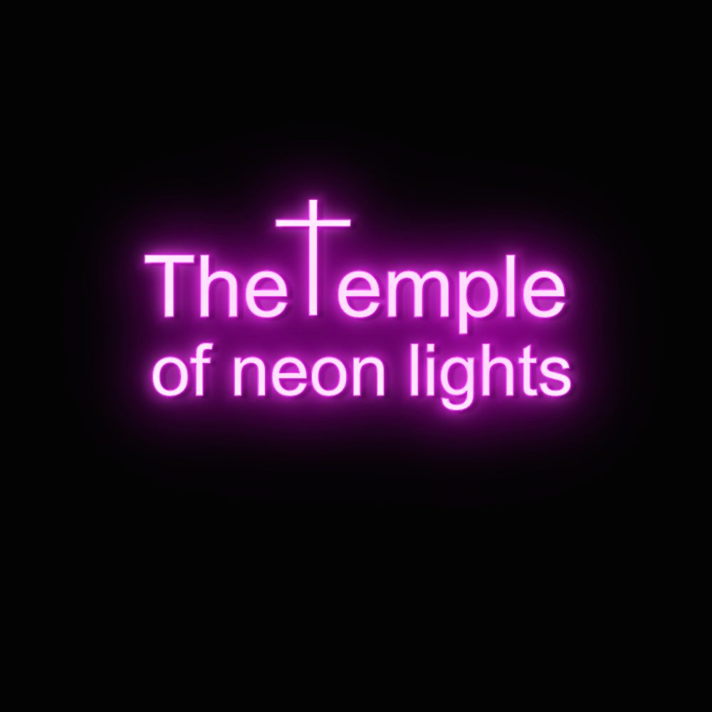 Single Cover The Temple of neon lights